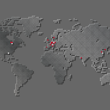 world map squared